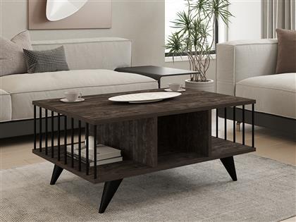 ΤΡΑΠΕΖΑΚΙ ΣΑΛΟΝΙΟΥ BERT - ANTRACHITE 495SSE1323 90X40X60 CM ΑΙΘΡΙΟ