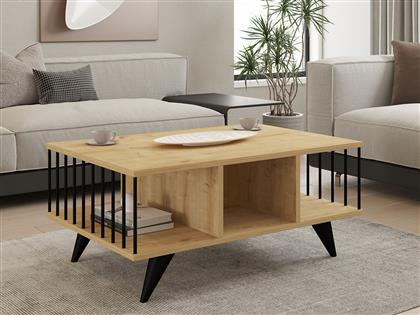 ΤΡΑΠΕΖΑΚΙ ΣΑΛΟΝΙΟΥ BERT - SAPPHIRE 495SSE1324 90X40X60 CM ΑΙΘΡΙΟ