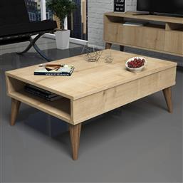 ΤΡΑΠΕΖΑΚΙ ΣΑΛΟΝΙΟΥ BEST - OAK 845HCT2874 90X34,6X60 CM ΑΙΘΡΙΟ
