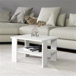 ΤΡΑΠΕΖΑΚΙ ΣΑΛΟΝΙΟΥ DUAMA - WHITE 382NRC1536 60X37X45 CM ΑΙΘΡΙΟ