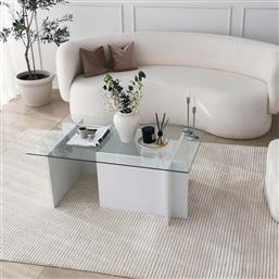 ΤΡΑΠΕΖΑΚΙ ΣΑΛΟΝΙΟΥ ESCAPE - WHITE 552NOS1442 105X40X65 CM ΑΙΘΡΙΟ