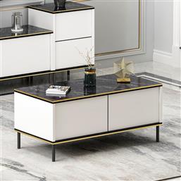 ΤΡΑΠΕΖΑΚΙ ΣΑΛΟΝΙΟΥ IMAJ - WHITE 382NRC1525 90X40X45 CM ΑΙΘΡΙΟ