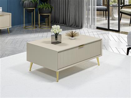 ΤΡΑΠΕΖΑΚΙ ΣΑΛΟΝΙΟΥ LUXE 506MNR1259 90X40X60 CM ΑΙΘΡΙΟ