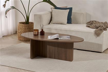 ΤΡΑΠΕΖΑΚΙ ΣΑΛΟΝΙΟΥ ORBA - WALNUT 838NRD1102 120X40X65 CM ΑΙΘΡΙΟ
