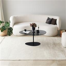 ΤΡΑΠΕΖΑΚΙ ΣΑΛΟΝΙΟΥ PORTO - DARK GREY, BLACK 552NOS2383 90X40X60 CM ΑΙΘΡΙΟ