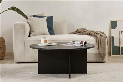 ΤΡΑΠΕΖΑΚΙ ΣΑΛΟΝΙΟΥ SOLEIL - WOOD BLACK 909NRD1124 (90X40X90) ΑΙΘΡΙΟ