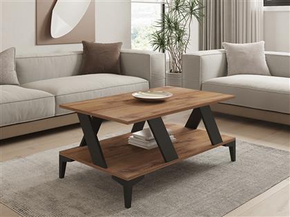 ΤΡΑΠΕΖΑΚΙ ΣΑΛΟΝΙΟΥ TABLA - ANTHRACITE, ATLANTIC PINE 835PUQ6267 100X40X60 CM ΑΙΘΡΙΟ