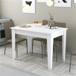 ΤΡΑΠΕΖΙ ΚΟΥΖΙΝΑΣ KIEV 510 - WHITE 845HCT2107 (110X75X72) ΑΙΘΡΙΟ