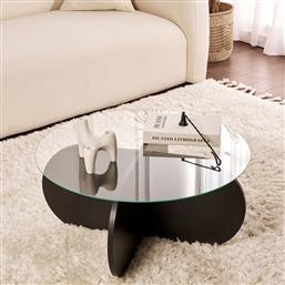 ΤΡΑΠΕΖΙ ΣΑΛΟΝΙΟΥ AERIS - WOOD BLACK, FUME 668NRD1104 (75X35X75) ΑΙΘΡΙΟ