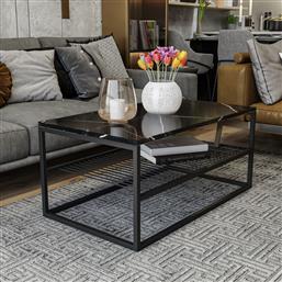 ΤΡΑΠΕΖΙ ΣΑΛΟΝΙΟΥ ASUDE - BLACK 854KLN4305 (95X42X55) ΑΙΘΡΙΟ
