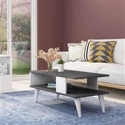 ΤΡΑΠΕΖΙ ΣΑΛΟΝΙΟΥ AYCA - BLACK, WHITE 475OLV1320 (90X40X45) ΑΙΘΡΙΟ