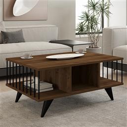 ΤΡΑΠΕΖΙ ΣΑΛΟΝΙΟΥ BERT - WALNUT 495SSE1325 (90X40X60) ΑΙΘΡΙΟ