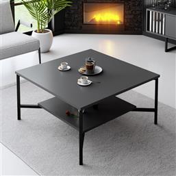 ΤΡΑΠΕΖΙ ΣΑΛΟΝΙΟΥ BLACK LINE - ANTHRACITE, BLACK 618BLY1148 (80X40X80) ΑΙΘΡΙΟ