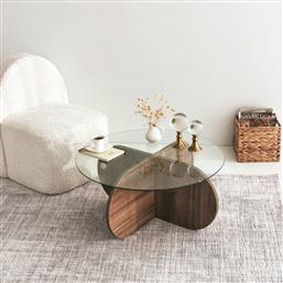 ΤΡΑΠΕΖΙ ΣΑΛΟΝΙΟΥ BUBBLE - WALNUT 552NOS2240 (75X35X75) ΑΙΘΡΙΟ