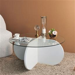 ΤΡΑΠΕΖΙ ΣΑΛΟΝΙΟΥ BUBBLE - WHITE 552NOS2239 (75X35X75) ΑΙΘΡΙΟ