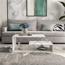ΤΡΑΠΕΖΙ ΣΑΛΟΝΙΟΥ CAYENNE - WHITE 854KLN2823 (100X40X50) ΑΙΘΡΙΟ
