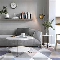 ΤΡΑΠΕΖΙ ΣΑΛΟΝΙΟΥ CORRO COFFEE TABLE - WHITE 776HMS2849 (80X45X80) ΑΙΘΡΙΟ