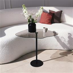 ΤΡΑΠΕΖΙ ΣΑΛΟΝΙΟΥ DIOR - BLACK 552NOS1450 (60X50X45) ΑΙΘΡΙΟ