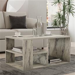 ΤΡΑΠΕΖΙ ΣΑΛΟΝΙΟΥ EROS - FREESIA MARBLE 495SSE2110 (80X40X50) ΑΙΘΡΙΟ