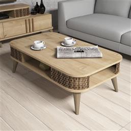 ΤΡΑΠΕΖΙ ΣΑΛΟΝΙΟΥ EYLUL - OAK 845HCT2831 (105X34,6X60) ΑΙΘΡΙΟ