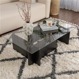 ΤΡΑΠΕΖΙ ΣΑΛΟΝΙΟΥ FLAVIO - WOODEN BLACK 353NRD1111 (105X30X65) ΑΙΘΡΙΟ