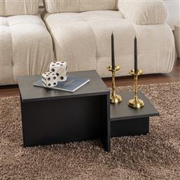 ΤΡΑΠΕΖΙ ΣΑΛΟΝΙΟΥ HARMONY - WOOD BLACK 241NRD1227 (80X40X40) ΑΙΘΡΙΟ