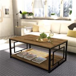 ΤΡΑΠΕΖΙ ΣΑΛΟΝΙΟΥ KELVIN - BLACK 875ZNA2811 (120X50X60) ΑΙΘΡΙΟ