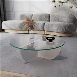 ΤΡΑΠΕΖΙ ΣΑΛΟΝΙΟΥ LILY - WHITE 552NOS2237 (90X30X90) ΑΙΘΡΙΟ