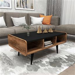 ΤΡΑΠΕΖΙ ΣΑΛΟΝΙΟΥ LINE - LIGHT WALNUT 550ARN1730 (90X40X56) ΑΙΘΡΙΟ