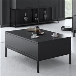 ΤΡΑΠΕΖΙ ΣΑΛΟΝΙΟΥ LORD - ANTHRACITE, BLACK 618BLY1197 (90X40X60) ΑΙΘΡΙΟ