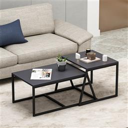 ΤΡΑΠΕΖΙ ΣΑΛΟΝΙΟΥ MINIMAL - ANTHRACITE 382NRC1203 (75X38X50) ΑΙΘΡΙΟ