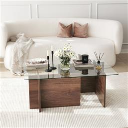 ΤΡΑΠΕΖΙ ΣΑΛΟΝΙΟΥ NEW ESCAPE - WALNUT 552NOS2244 (105X40X65) ΑΙΘΡΙΟ