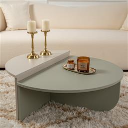 ΤΡΑΠΕΖΙ ΣΑΛΟΝΙΟΥ ORION - ASH GREEN, SANDSTONE 353NRD1118 (90X30X60) ΑΙΘΡΙΟ