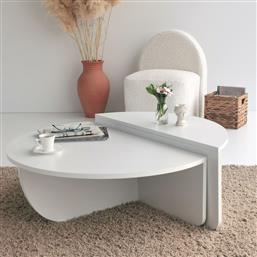 ΤΡΑΠΕΖΙ ΣΑΛΟΝΙΟΥ PODIUM - WHITE 552NOS2233 (90X30X60) ΑΙΘΡΙΟ