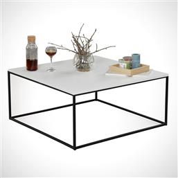 ΤΡΑΠΕΖΙ ΣΑΛΟΝΙΟΥ POLY - WHITE 801CMY2850 (75X43X75) ΑΙΘΡΙΟ