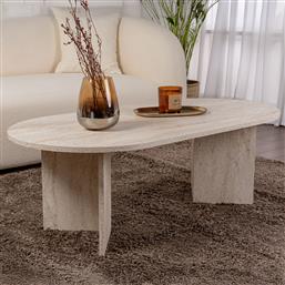 ΤΡΑΠΕΖΙ ΣΑΛΟΝΙΟΥ SABLE - TRAVERTINE 909NRD1103 (119X40X60) ΑΙΘΡΙΟ