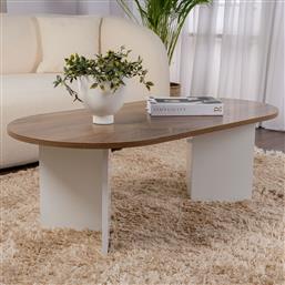 ΤΡΑΠΕΖΙ ΣΑΛΟΝΙΟΥ SABLE - WALNUT, WHITE 909NRD1111 (119X40X60) ΑΙΘΡΙΟ