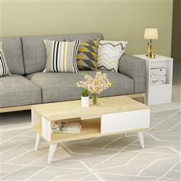 ΤΡΑΠΕΖΙ ΣΑΛΟΝΙΟΥ SEUL - SAPPHIRE, WHITE 475OLV1329 (90X40X45) ΑΙΘΡΙΟ