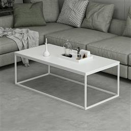 ΤΡΑΠΕΖΙ ΣΑΛΟΝΙΟΥ TIGER - WHITE 506MNR1203 (120X42X60) ΑΙΘΡΙΟ