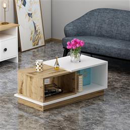 ΤΡΑΠΕΖΙ ΣΑΛΟΝΙΟΥ VIYANA - WHITE 382NRC1205 (90X36X45) ΑΙΘΡΙΟ