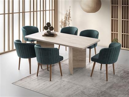 ΤΡΑΠΕΖΙ ΤΡΑΠΕΖΑΡΙΑΣ LOFT - 2931 974NMB2236 (180X77X90) ΑΙΘΡΙΟ