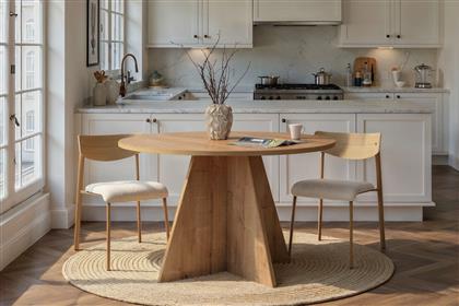 ΤΡΑΠΕΖΙ ΤΡΑΠΕΖΑΡΙΑΣ VIRELLA - SAPPHIRE OAK 746NRD1107 (120X75X120) ΑΙΘΡΙΟ