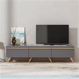 ΒΑΣΗ ΤΗΛΕΟΡΑΣΗΣ AMSTERDAM - ANTHRACITE 382NRC1105 (180X42X35) ΑΙΘΡΙΟ