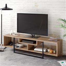 ΒΑΣΗ ΤΗΛΕΟΡΑΣΗΣ ASAL (150) - WALNUT, BLACK 875ZNA3051 (149,4X40,2X35,2) ΑΙΘΡΙΟ