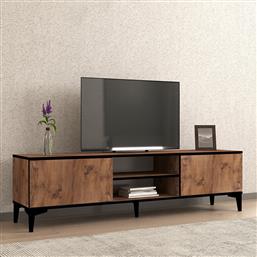 ΒΑΣΗ ΤΗΛΕΟΡΑΣΗΣ BEGI - ATLANTIC PINE, BLACK 835PUQ6219 (180X49,6X40) ΑΙΘΡΙΟ