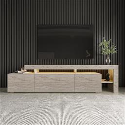 ΒΑΣΗ ΤΗΛΕΟΡΑΣΗΣ BELIZ - TRAVERTINE 382NRC2508 (192X53X37) ΑΙΘΡΙΟ