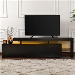 ΒΑΣΗ ΤΗΛΕΟΡΑΣΗΣ BELIZ - WOOD BLACK 382NRC2530 (192X53X37) ΑΙΘΡΙΟ