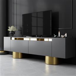 ΒΑΣΗ ΤΗΛΕΟΡΑΣΗΣ BOHEM - ANTHRACITE, GOLD 618BLY1260 (180X16X30) ΑΙΘΡΙΟ