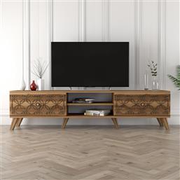 ΒΑΣΗ ΤΗΛΕΟΡΑΣΗΣ CLASS - WALNUT 845HCT3006 (180X44X35) ΑΙΘΡΙΟ