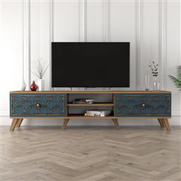 ΒΑΣΗ ΤΗΛΕΟΡΑΣΗΣ CLASS - WALNUT, CHALCEDONY 845HCT3007 (180X44X35) ΑΙΘΡΙΟ